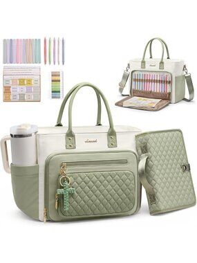 Spacious Bible Tote Bag with Cover Case for Women | Stylish & Functional Design